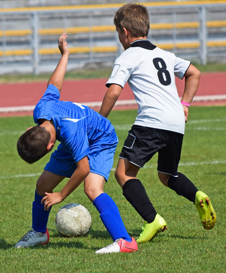 Kid soccer match