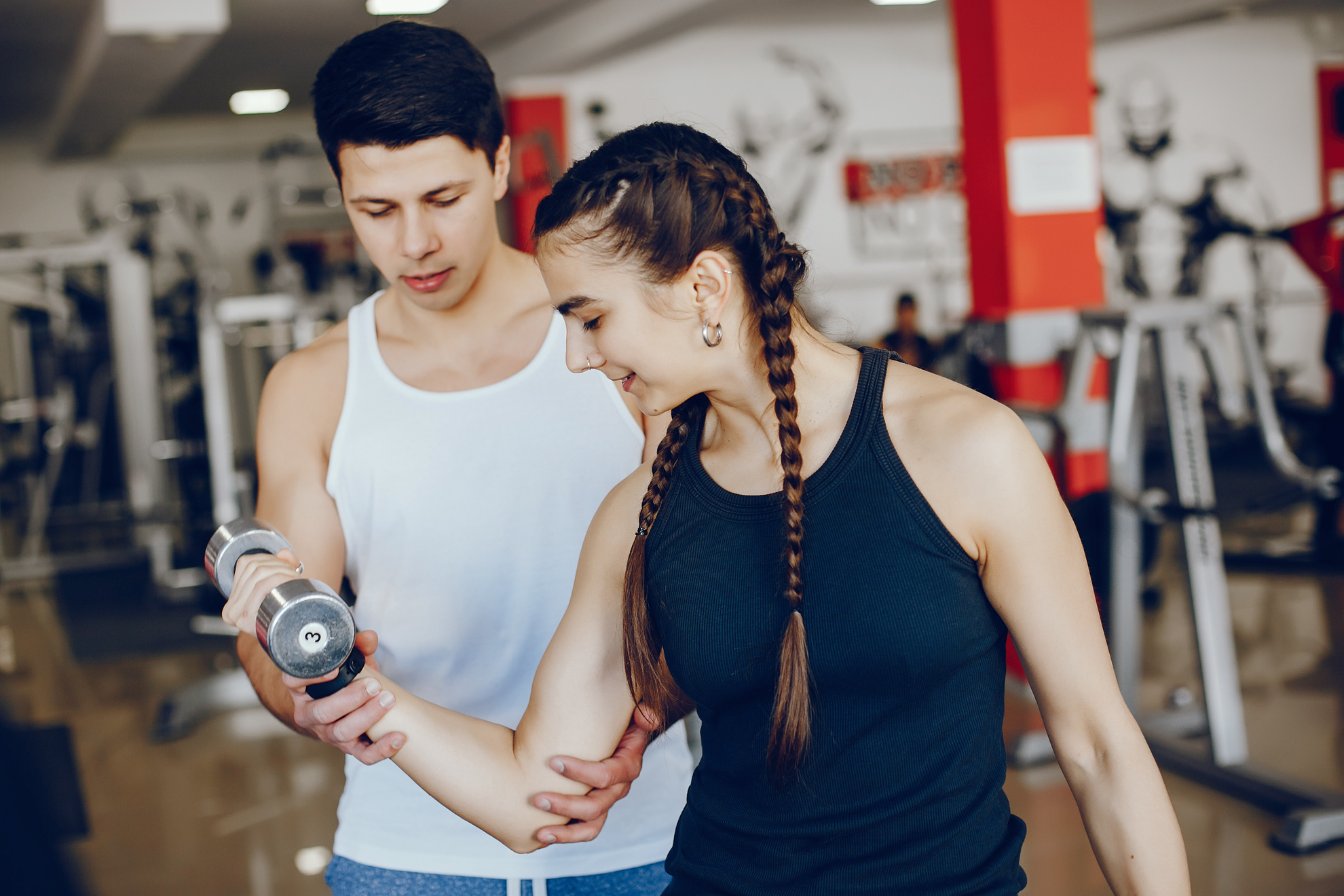 Couple in a Gym